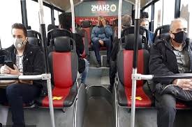 ممنوعیت ورود مسافرین بدون ماسک به وسایل حمل و نقل عمومی تربت حیدریه