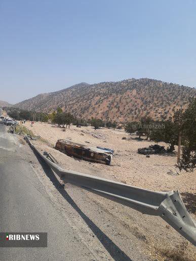 خواب آلودگی جان راننده تریلر را گرفت