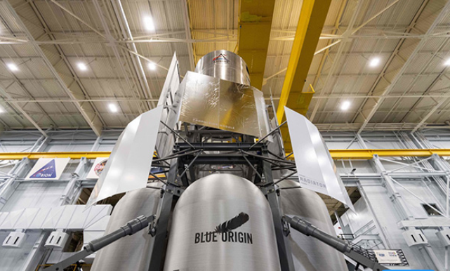 بلو اوریجین از ماکت فرودگر ماه رونمایی کرد