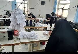 فعالیت ۲۵ کارگاه بسیج در تولید ماسک فعالیت ۲۵ کارگاه بسیج در تولید ماسک