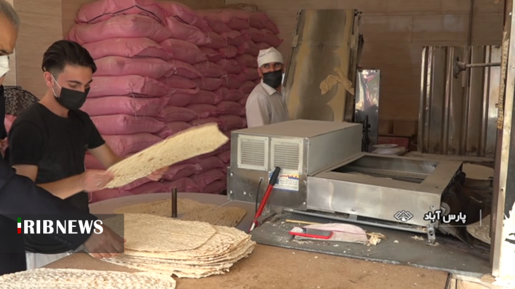 کمبود نان لواش در پارس آباد 