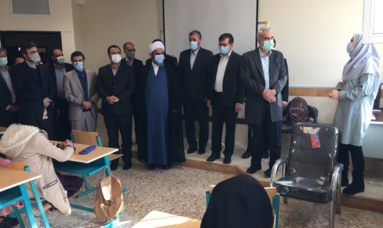 بازدید وزیر آموزش و پرورش از نحوه آموزش حضوری دانش آموزان ملارد