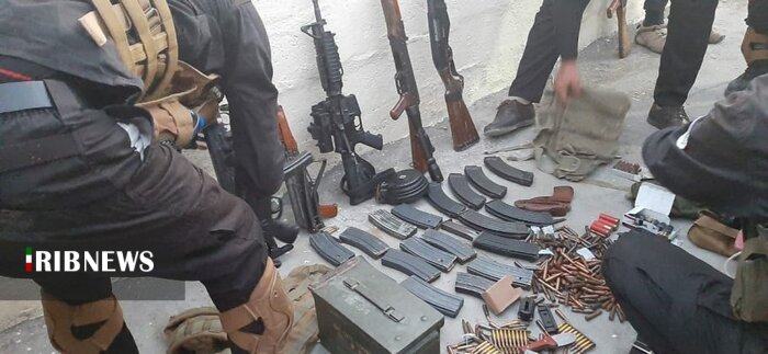 کشف مقاديري سلاح و مهمات در شمال شرق دياله عراق