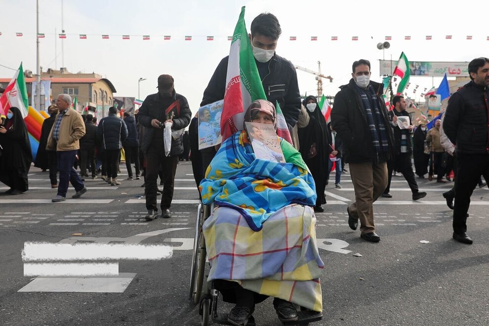 تصاویر به یادماندنی از  حماسه آفرینی مردم در جشن انقلاب 1401