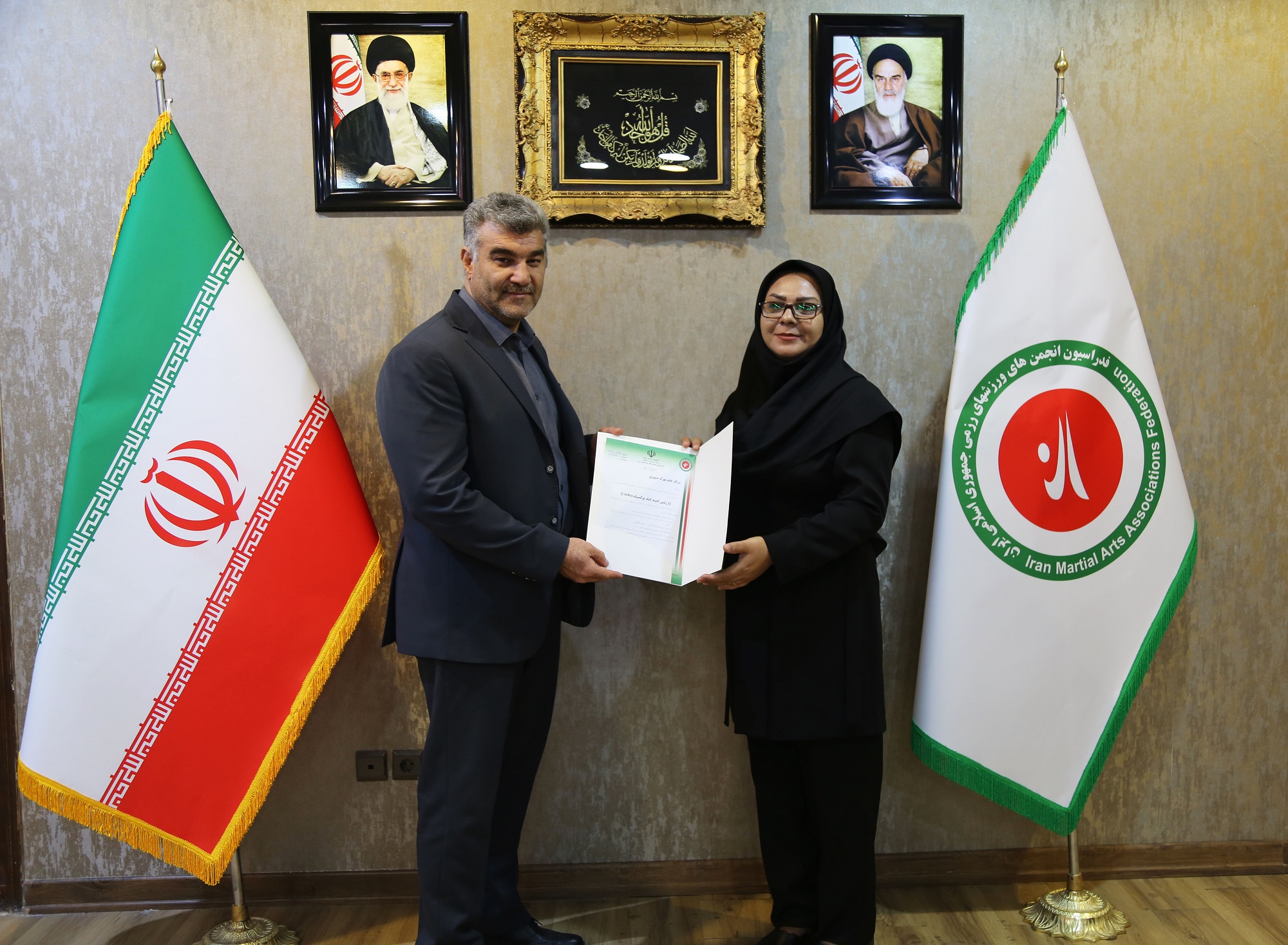 ابقا صنوبری در کمیته کیک بوکسینگ WKO