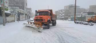 برف روبی ۲۵۰ کیلومتر از محور‌های مواصلاتی استان آذربایجان غربی در ۲۴ ساعت گذشته 
