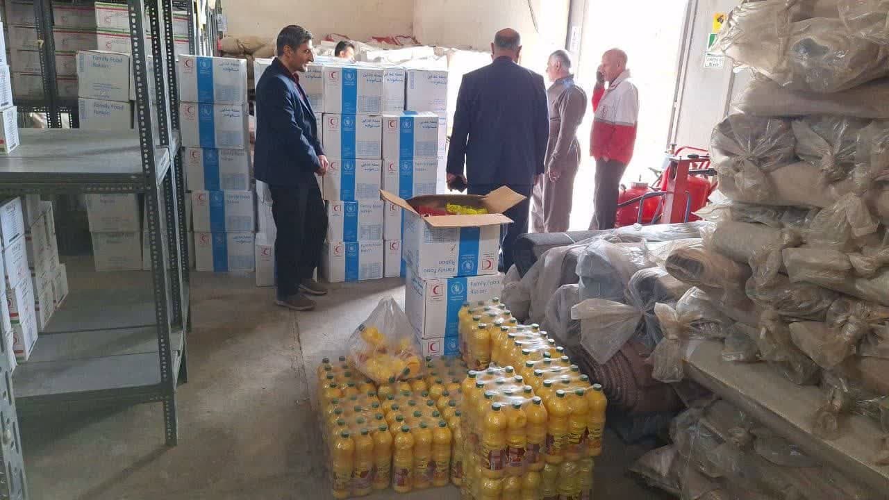 توزیع بسته های معیشتی در اشنویه