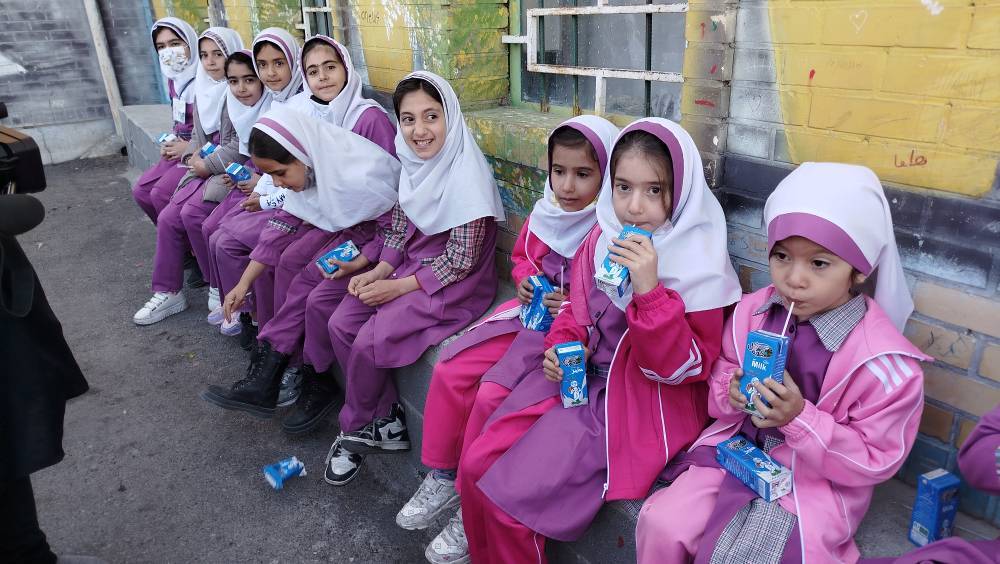 توزیع  یک‌میلیون پاکت شیر رایگان  استریلیزه در مدارس با اولویت مدارس روستایی