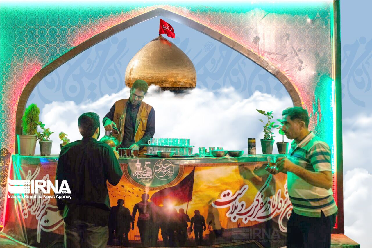 خدمت رسانی موکب انصارالمهدی قشم به زائران حسینی در کربلا خدمت رسانی موکب انصارالمهدی قشم به زائران حسینی در کربلا