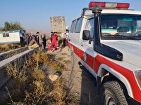 مصدومیت ۱۲ تن در سانحه رانندگی جاده مهاباد - میاندوآب