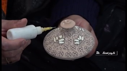 نقاشی روی سفال، هنر اکثر زنان روستای حصار