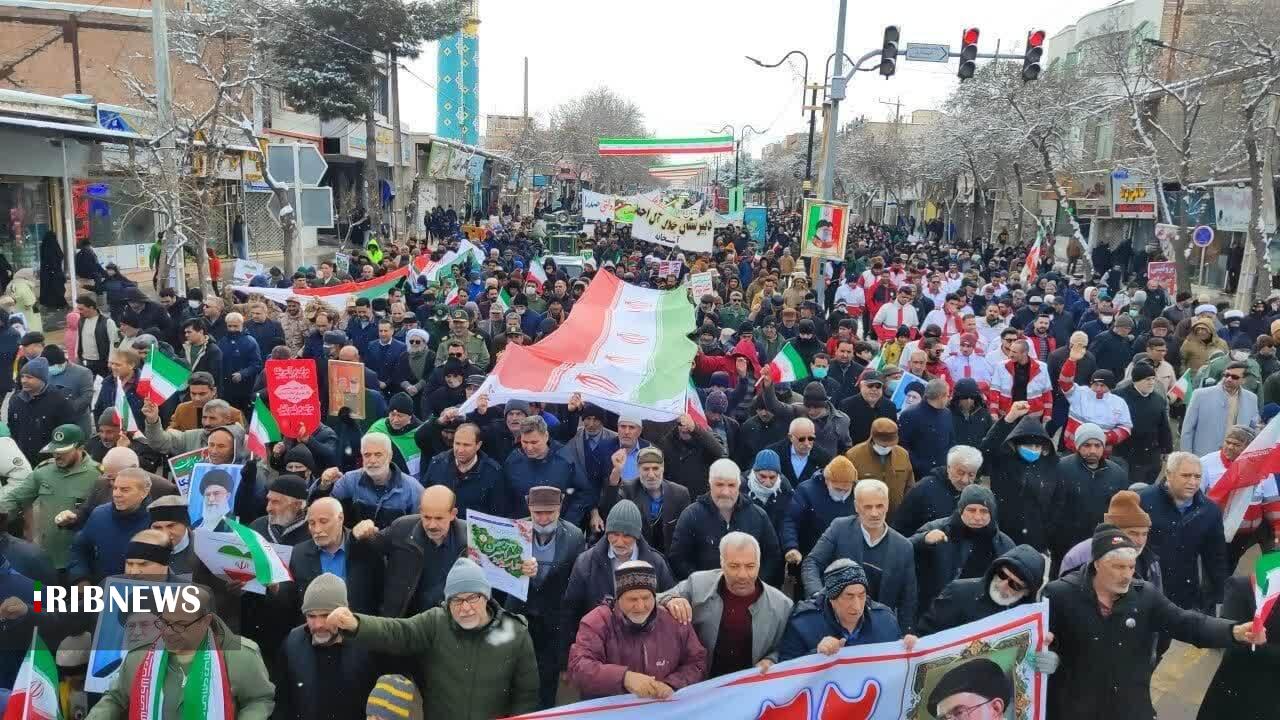 قدردانی مسئولان ارشد خراسان شمالی از حضور پر شور مردم در راهپیمایی ۲۲ بهمن