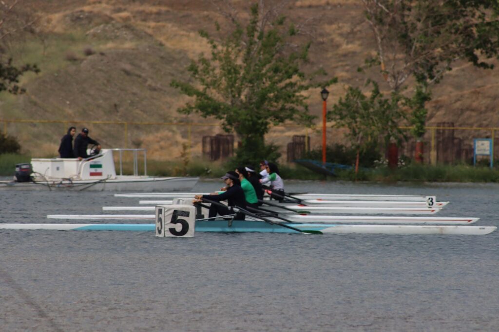 برگزاری مرحله سوم لیگ روئینگ بانوان ایران