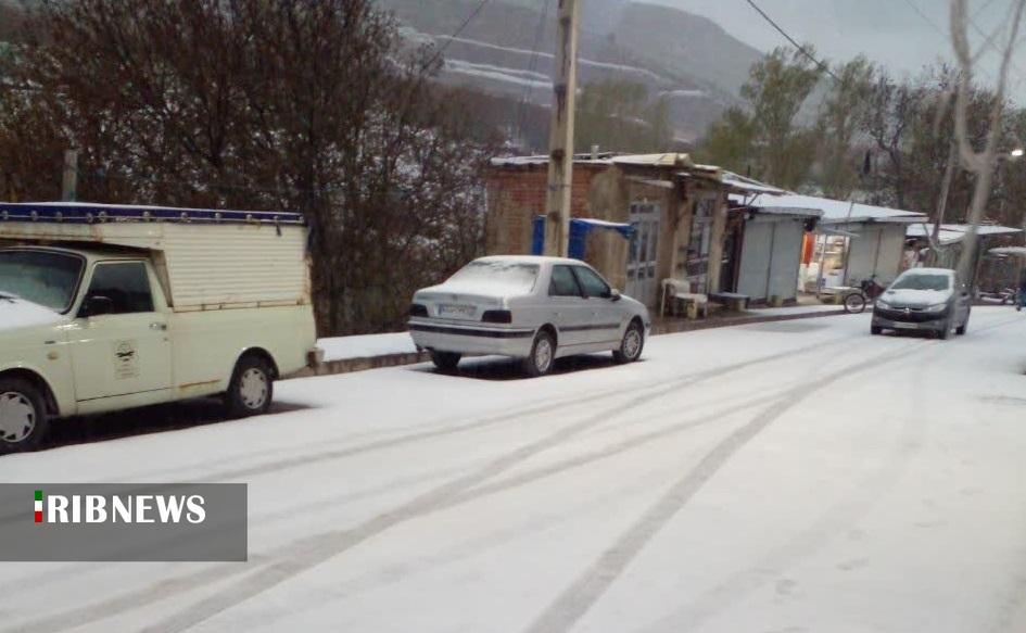 بارش تگرگ بهاری در روستای تاریخی کندوان اسکو