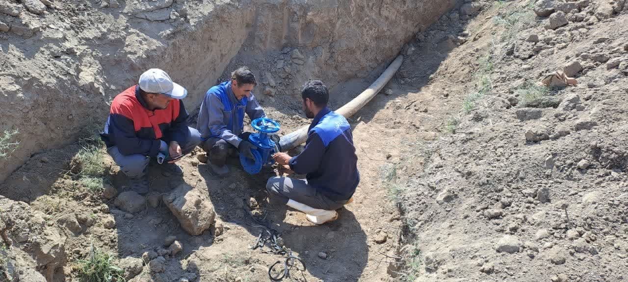 پایان عملیات اصلاح خط انتقال آب سه روستای شهرستان چایپاره