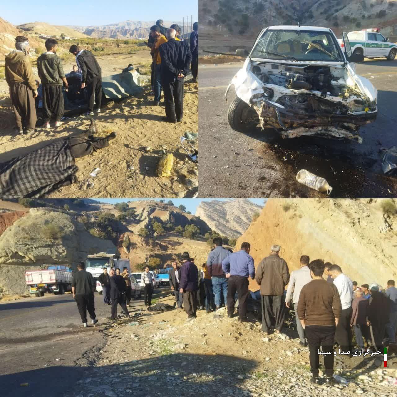 تصادف مرگبار رانندگی در پلدختر لرستان