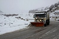 برفروبی محورهای ارتباطی آذربایجان‌غربی