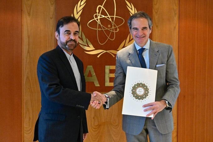 دیدار مدیر کل آژانس بین‌المللی انرژی اتمی با نماینده جدید ایران در آژانس