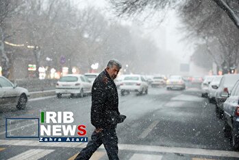 نخستین برف زمستانی تبریز