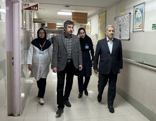 بازدید رییس دانشگاه علوم پزشکی شیراز از دو مرکز آموزشی درمانی شیراز
