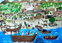 کسب نشان نقره مسابقه بین‌المللی نقاشی رومانی توسط عضو کانون استان بوشهر