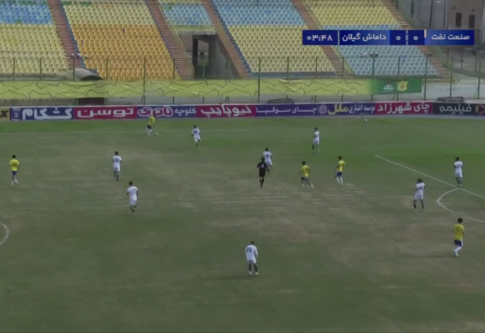 شکست سنگین داماش گیلان مقابل صنعت نفت در اولین بازی نیم فصل دوم