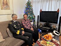 دیدار معاون ارتش با جانباز و آزاده ارمنی