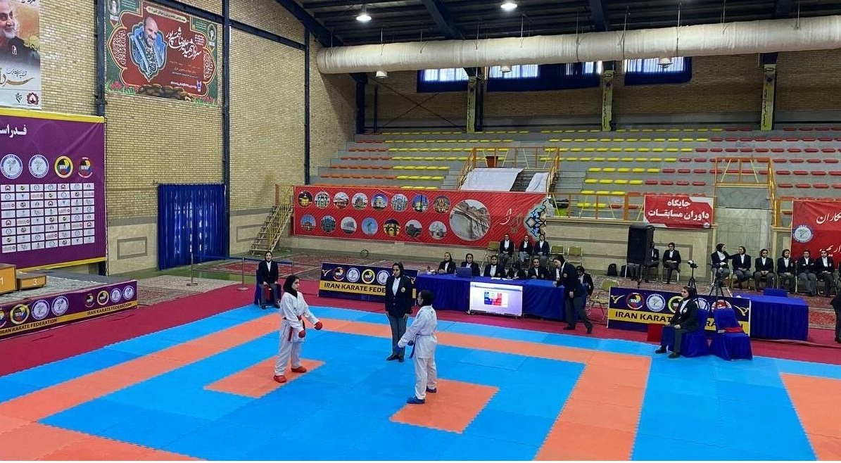 معرفی برترین‌های مسابقات کاراته قهرمانی بانوان غرب کشور در همدان