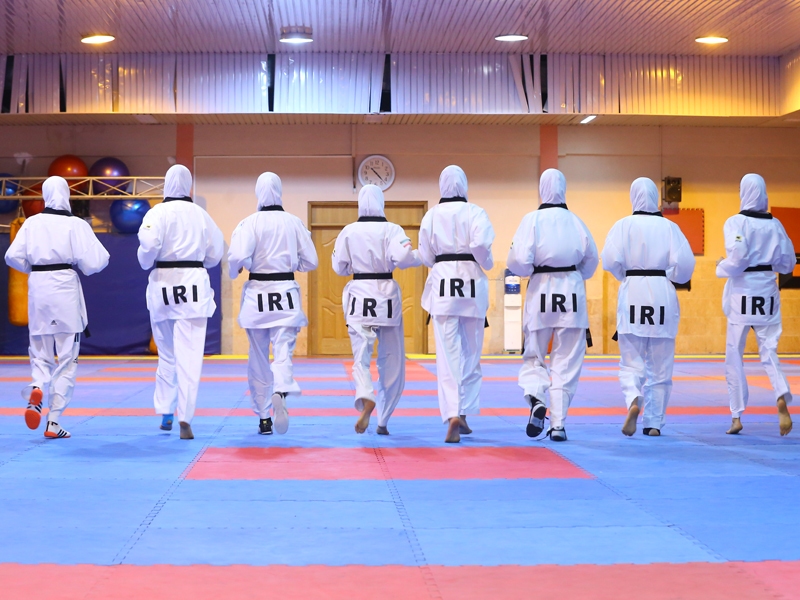 هفت نشان رنگارنگ تیم ملی تکواندو ایران در ­رقابت‌های بین المللی امارات
