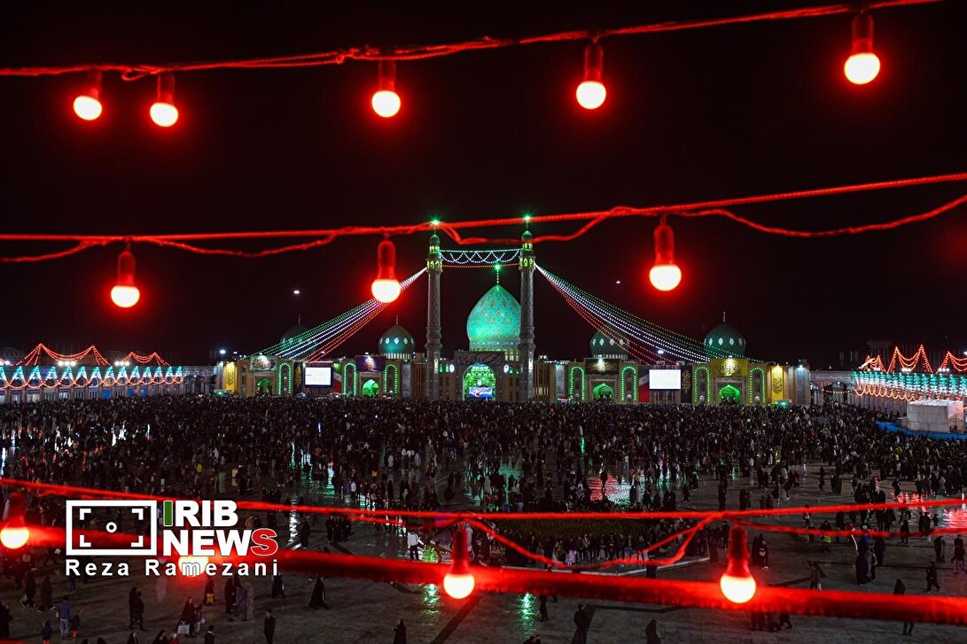 جشن نیمه شعبان، سالروز میلاد منجی عالم بشریت در مسجد جمکران