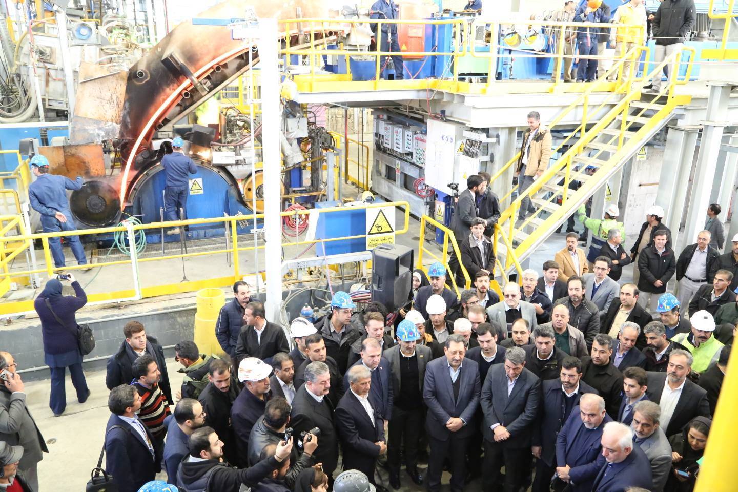 افتتاح کارخانه ریخته گری پیوسته مس سرچشمه