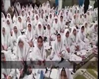 جشن بندگی ۳۳۰ دانش آموز در مسجد جامع آشخانه 