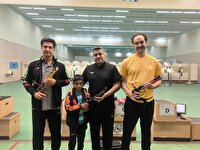 مرحله چهارم مسابقات آزاد تپانچه؛ فروغی قهرمان شد