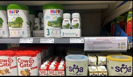 شیرخشک های نستله دهها کودک را در انگلیس مسموم کرد