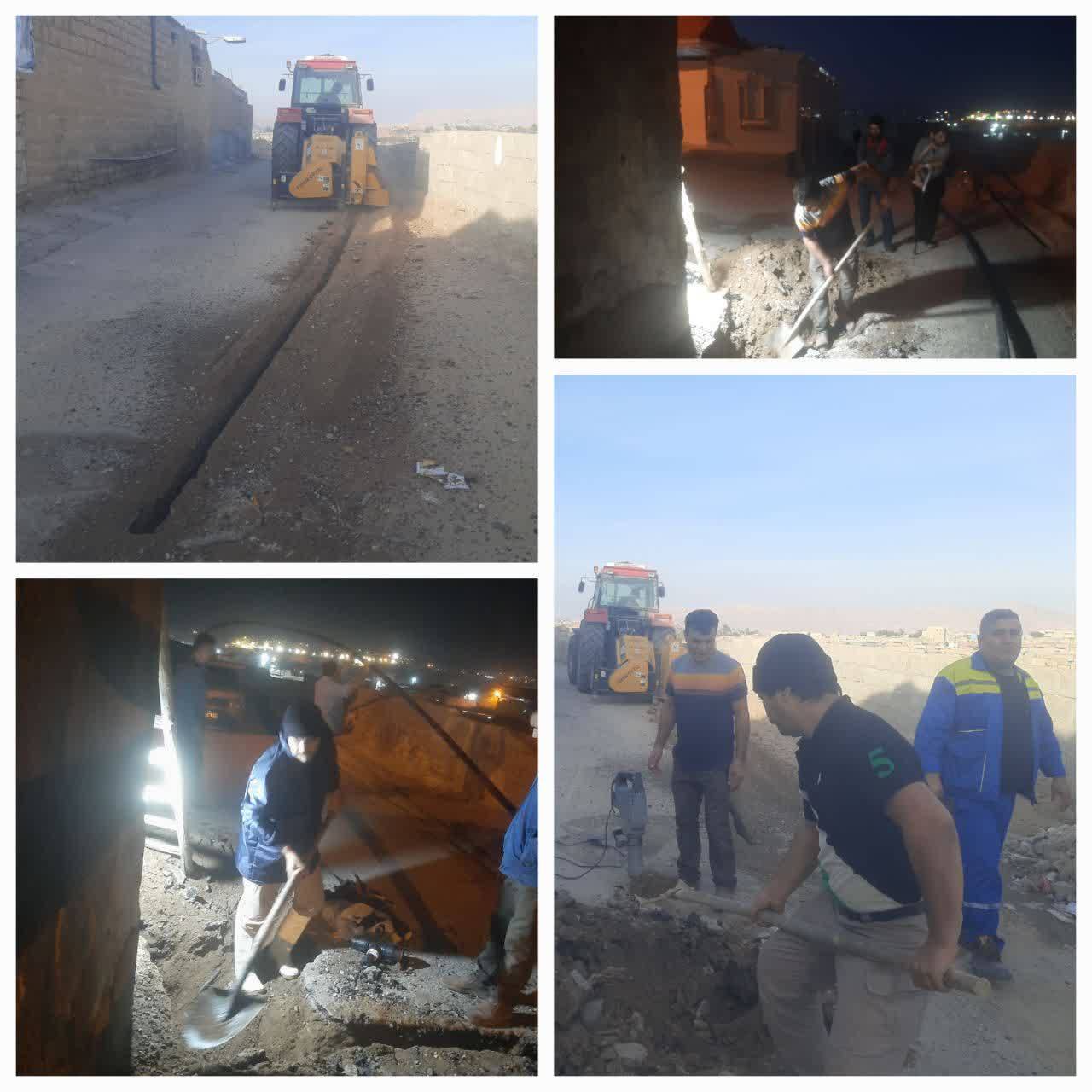 برطرف شدن مشکل آبرسانی در روستای تل هوا شوشتر