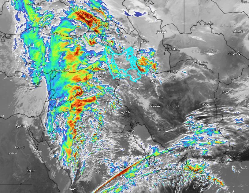 هشدارنارنجی تشدید فعالیت سامانه بارشی در آذربایجان غربی