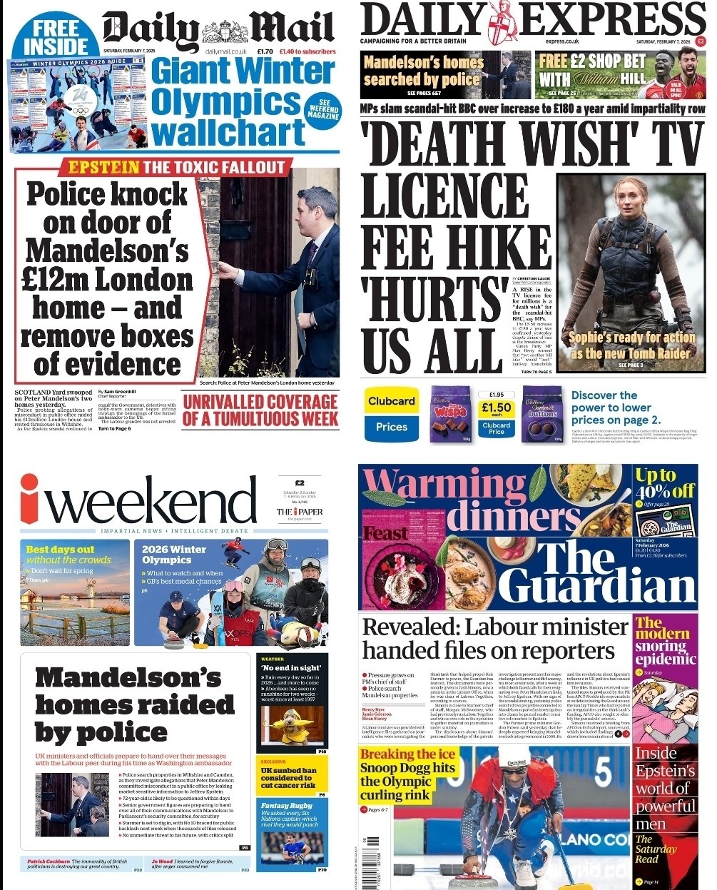 مهم‌ترین عناوین روزنامه‌های جهان ۱۸ بهمن ۱۴۰۴