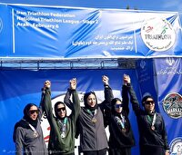 درخشش بانوان ورزشکار قم در لیگ ملی ورزش سه‌گانه