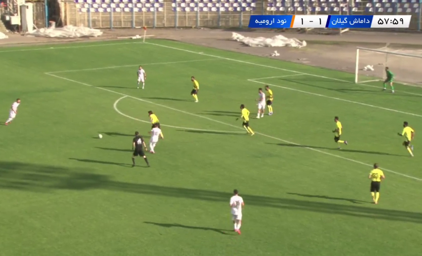 نخستین برد داماش گیلان پس از ۲۱ هفته در رشت