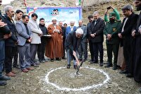 بند خاکی شهر راز کلنگ‌زنی شد