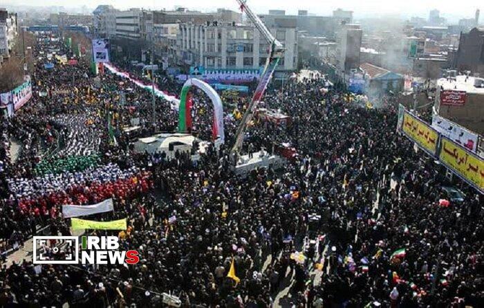 اعلام مسیرهای راهپیمایی ۲۲ بهمن شهر تبریز