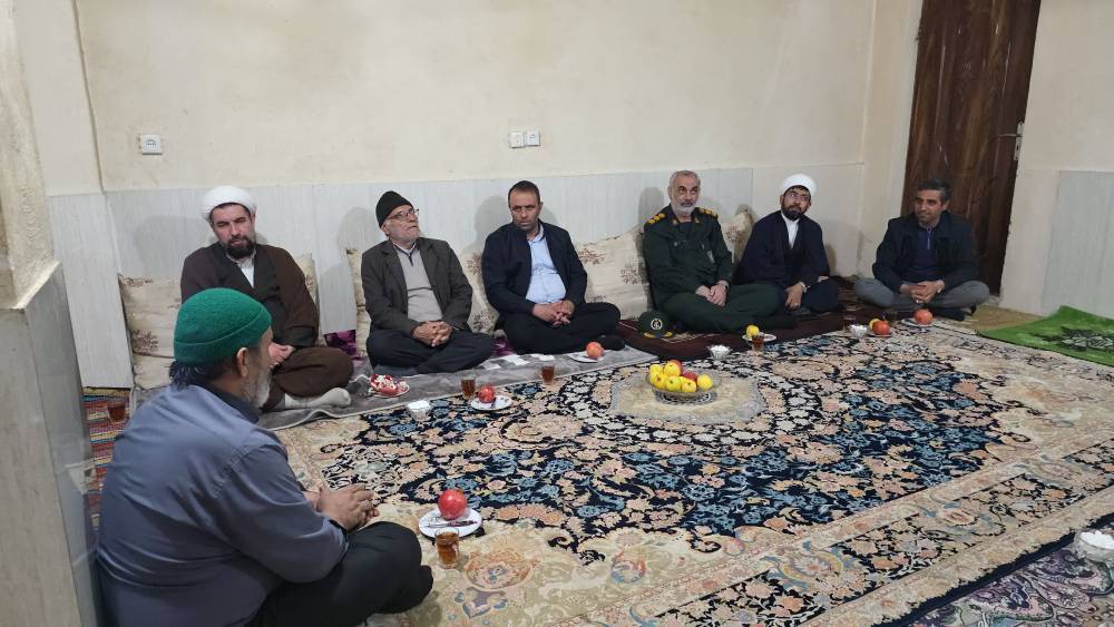 دیدار با تنها جانباز دوران انقلاب اسلامی شهرستان خور و بیابانک