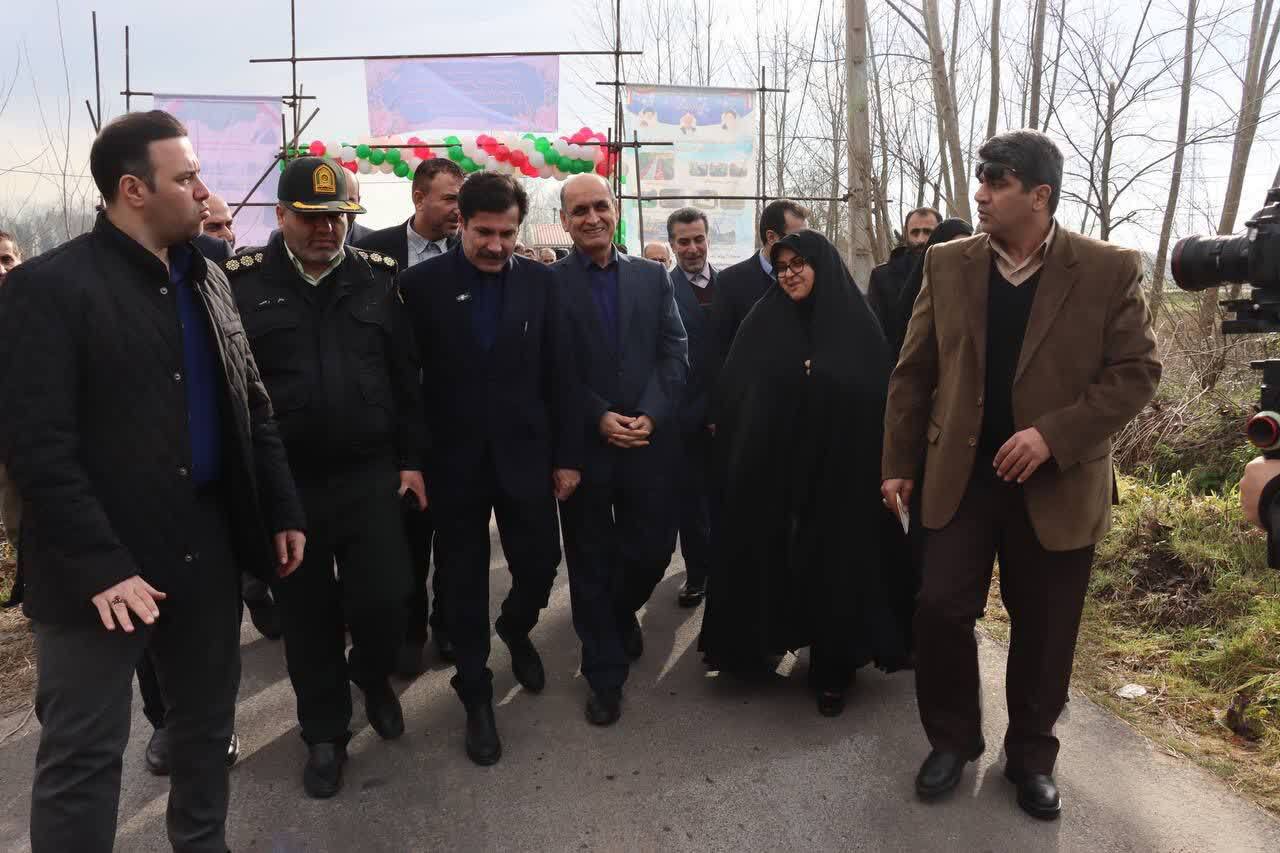 بهره برداری از پروژه‌های تجمیعی ساخت راه‌های روستایی در گیلان