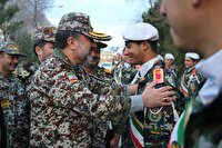 بازدید امیر سرتیپ الهامی از منطقه پدافند هوایی شمال‌غرب