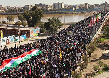 اعلام مسیر‌های راهپیمایی یوم الله ۲۲ بهمن در شهر‌های مختلف خوزستان