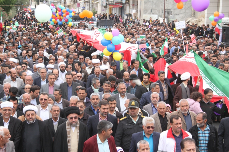 شکوه حضور مردم شهرستان‌های فارس تا ساعتی دیگر در راهپیماتیی ۲۲ بهمن