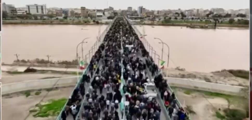 آغاز راهپیمایی یوم الله ۲۲ بهمن در اهواز