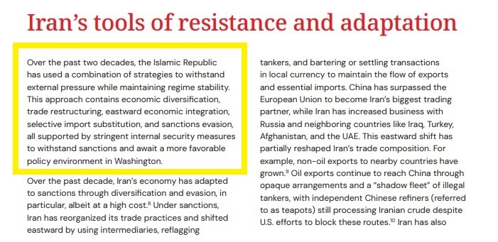 ایستاده در مقابل تحریم