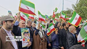 راهپیمایی مردم خرمشهر در سالروز پیروزی انقلاب اسلامی