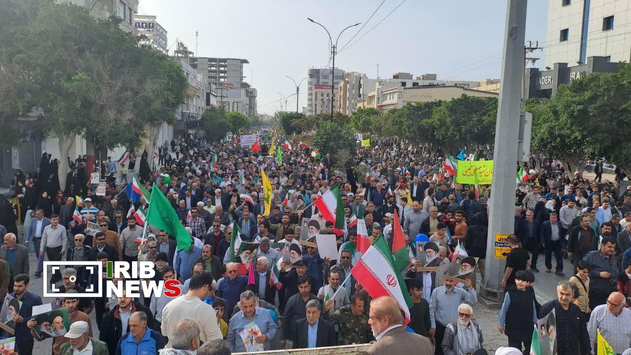 آغاز راهپیمایی یوم الله ۲۲ بهمن در استان درالحماسه بوشهر
